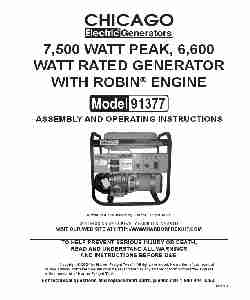 Harbor Freight Tools Portable Generator 91377-page_pdf